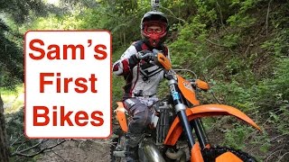 Sams Dirt Bike Evolution  Honda to KTM [upl. by Zenitram]