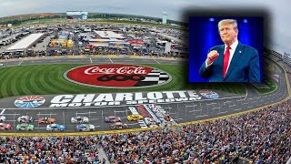 Donald Trump expected to attend CocaCola 600 at Charlotte Motor Speedway [upl. by Ravel]