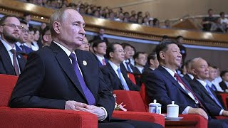 Vladimir Poutine salue le partenariat avec la Chine [upl. by Adnovaj]