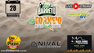 9º Torneio de Beach Tennis  Arena Barreto 28 Masculino [upl. by Ynohtnakram]