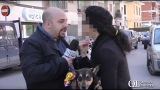 Bari follia a San Pasquale raschia le auto e spalma cacca di cane [upl. by Habas]