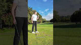 any tips for hitting hybrids off tees 😅 golf golfer golfgirls aliatoscratch [upl. by Eelyac221]