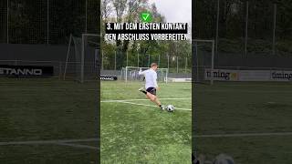 Mehr Tore schießen  so gehts ⚽️ fussball training fussballer übungen [upl. by Anselmo]