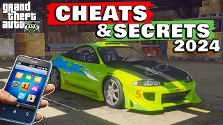 GTA 5  NEW 2024 CHEAT CODES amp SECRETS [upl. by Sallie]