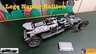 Brooklands volunteer Blake and his Lego NapierRailton [upl. by Anerroc614]