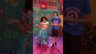 Meet and greet with Mirabel at Disney California Adventure shorts disneyland autism [upl. by Jermaine]