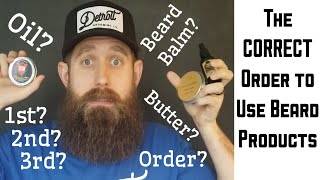 Which Order Beard oil balm butter Right answer with SCIENCE [upl. by Calabresi]