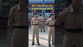 NCC drill practice Adarsh Sen Sec School  Bargat Kurukshetra Haryana [upl. by Kean]