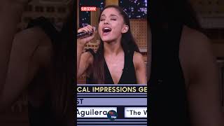 ARIANA GRANDE SHOWS OF HER TALENT CREATIVITY AND VOCALS ON JIMMY FALLON😍🔥shorts jimmyfallon [upl. by Anaidni]