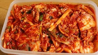 How to make Easy Kimchi 막김치 [upl. by Ledba993]