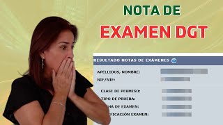 Cómo mirar la NOTA 🚗 de EXAMEN DGT 2021 Teórico y Práctico [upl. by Melosa592]