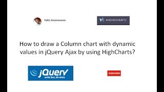 How to draw a column chart with dynamic values in JQuery AJAX by using Highcharts [upl. by Uda]