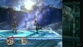 Super Smash Bros Brawl  Snakes Secret Slide [upl. by Acinorahs]