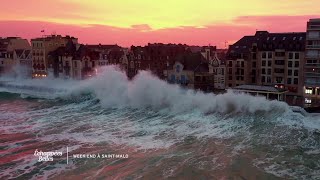 Les grandes marées de SaintMalo [upl. by Edualc259]