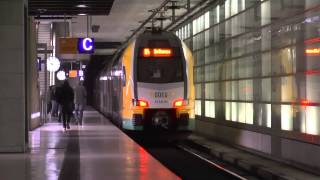 Züge im Bahnhof Berlin Potsdamer Platz 1080p [upl. by Brace]