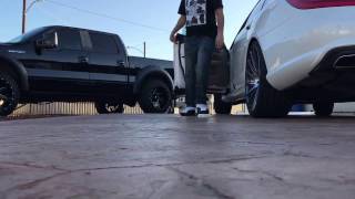 Mercedes Benz CLS550 resonator delete before and after clips [upl. by Malley414]