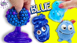 Whats Inside ALL BLUE Squishies and Stress Balls [upl. by Reel]