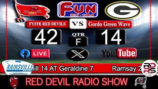 Fyffe High School vs Gordo  Friday November 15 2024  FUN 927 FMs LIVE Radio Broadcast [upl. by Harrad]