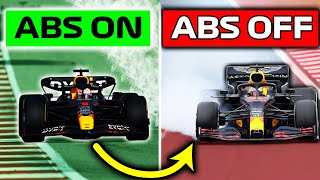 FRENOS ABS vs NO ABS en la F1 💥 El SECRETO de los Pilotos para una FRENADA Perfecta ¿Cómo funciona [upl. by Ellennoj]