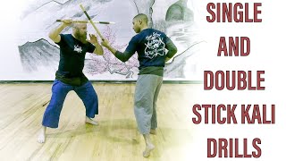 Kali Single Stick and Double Stick Florete Drills and Snake Disarms  kenSharesKenFu Episode 1 [upl. by Aveline989]