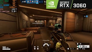 RTX 3060  i5 10400F  Rainbow Six Siege 1080p Ultra Settings [upl. by Adnohsirk]