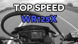 Top Speed w WR125X  6th gear [upl. by Mcgaw]