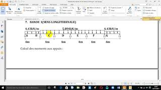 ROBOT  CALCUL DUNE POUTRE CONTINUE HYPERSTATIQUE [upl. by Anissej]