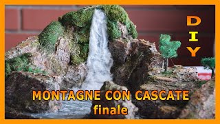 CREA IL TUO SCENARIO ALPINO TUTORIAL DIY CON MONTAGNE IN POLISTIROLO E CASCATE IN RESINA  PARTE 2 [upl. by Telfer]