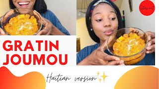 Pumpkin gratin  Mukbang Gratin de giraumon GRATIN JOUMOU haitiancreator recipe food stessout [upl. by Htirehc]