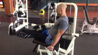 Blood Flow Restriction Training Leg Extensions [upl. by Karrie]