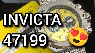 Reloj INVICTA RACING 47199 una preciosidad con cronógrafo Lumen espectacular y correa Milanesa [upl. by Eustazio]