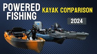 Powered Fishing Kayak Comparison 2024  Oldtown Native and Bonafide [upl. by Whitehouse]