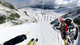 ENTRE LES NUAGES  ski freeride courchevel  MF36 [upl. by Macswan]