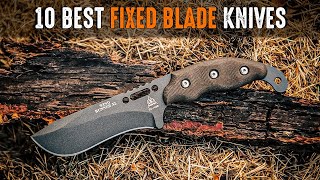 10 Best Fixed Blade Knives For Survival [upl. by Ajaj900]