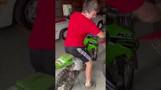 Klx 140 rev limiter [upl. by Rizika]