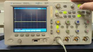 ECED Lab  Agilent MSO6014A  Pulse Width Trigger Mode [upl. by Harbed]