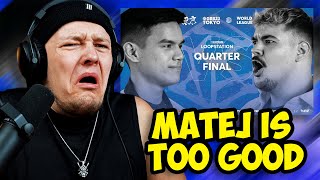 CHEZAME Reacts  Josh O 🇺🇸 vs Matej 🇦🇹  GBB 2023 WORLD LEAGUE  BOSS LOOPSTATION CHAMPIONSHIP [upl. by Annirac]