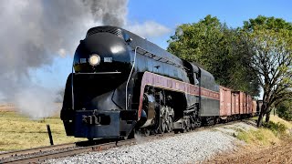 NampW 611 Steam Locomotive at the Strasburg Rail Road [upl. by Nodnarbal]