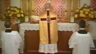 Fr Gommar A DePauw Traditional Catholic Mass [upl. by Ferrand]