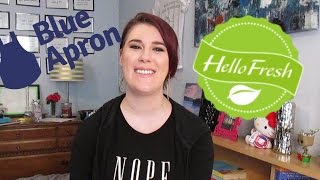 Blue Apron vs Hello Fresh  Review amp Cooking 4 Recipes [upl. by Jeannine]