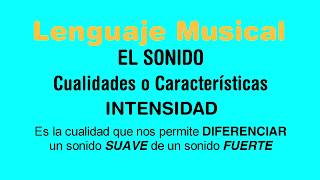 Curso AUDIOVISUAL de LENGUAJE MUSICAL El Sonido y sus Características [upl. by Fransis481]