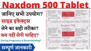 Naxdom  500 Tablet Uses Hindi सिर दर्द माइग्रेन के दर्द में उपयोगी medicinehubrock [upl. by Goody764]