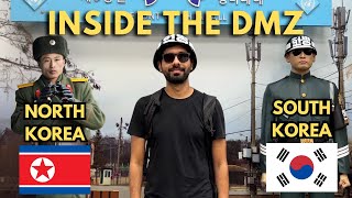 VISITING THE NORTH KOREAN BORDER 🇰🇵 DMZ Tour from Seoul [upl. by Idrahs]