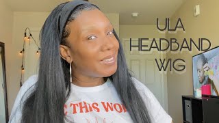 How To  ZURY SIS headband wig ULA for under 20 bucks  ONLY MEL [upl. by Nylessoj]