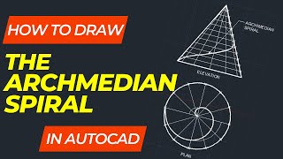 How to draw the Archimedean spiral in AutoCAD [upl. by Icrad452]