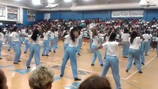 Ribault High Marching Band 20122013 1 PepRally [upl. by Adaynek264]