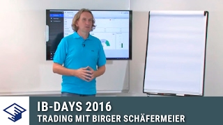 IBDays 2016 tradAc Backstage Trading mit Birger Schäfermeier Zusammenschnitt [upl. by Miharba204]