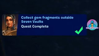 Collect Gem Fragments Outside of Seven Vaults 6  Fortnite Shanta Quests [upl. by Plantagenet]