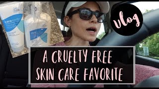 VLOG A CRUELTY FREE SKIN CARE FAVORITE amp GROCERY HAUL [upl. by Kerge343]