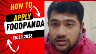 HOW TO APPLY FOOD PANDA RIDERBIKER 2023  UPDATED [upl. by Blase723]